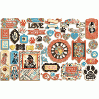 Graphic 45 Well Groomed Die-cut Assortment (4502271)